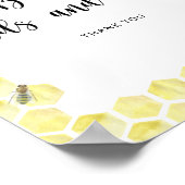 Poster voor kleine bijenboeken en cadeautjes (Hoek)