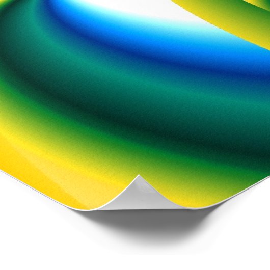 Poster voor kleurrijk abstract ontwerp (Hoek)