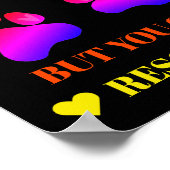 Poster voor kleurrijke dierenredding en huisdieren (Hoek)