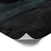 Poster voor kleurrijke lucht en water (Hoek)