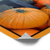 Poster voor kleurrijke pompoencollage (Hoek)