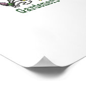 Poster voor kleurrijke tuinmannen (Hoek)