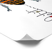 Poster voor koele en kleurrijke bijen 8 x 10 inch (Hoek)