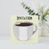 Poster voor  koffie kaart (Staand voorkant)