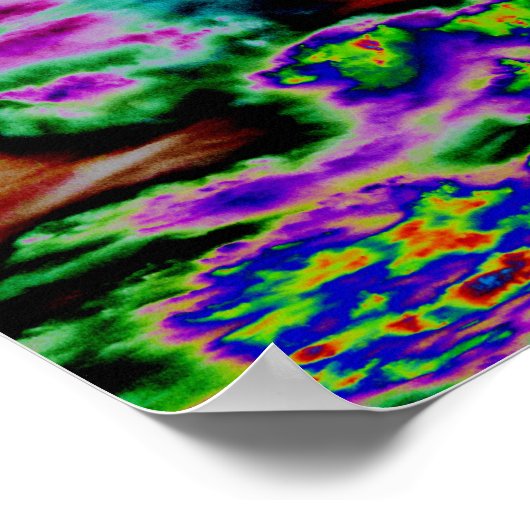 poster voor kosmische geest (Hoek)