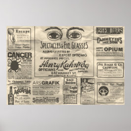 Poster voor krantenadvertenties 60x40 kan kleiner