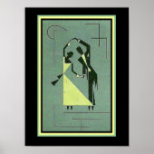 Poster voor  kunstdecodansers 12 x 16 (Voorkant)