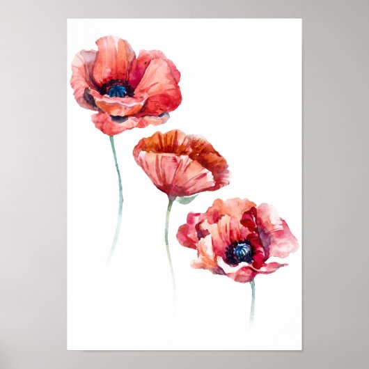 Poster voor kunstmuren van Floral (Voorkant)