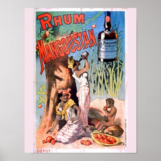  Poster voor kunstreclame - Rum (Voorkant)