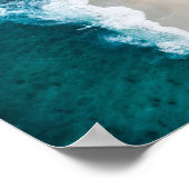 Poster voor kuststrand (Hoek)