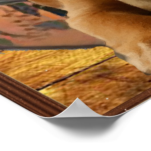 Poster voor labrador (Hoek)