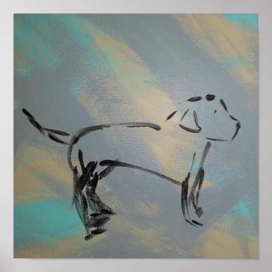 Poster voor labrador Retriever (Voorkant)