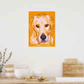 Poster voor labrador Retriever schilderen (Keuken)