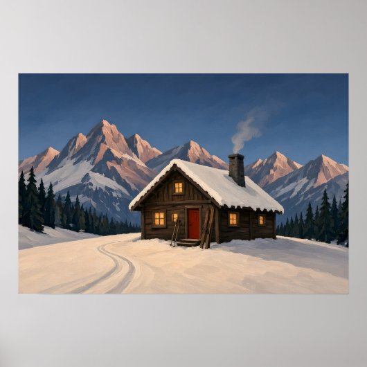 Poster voor Last Light Ski Lodge (Voorkant)
