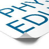 Poster voor lichamelijke opvoeding - SRF (Hoek)