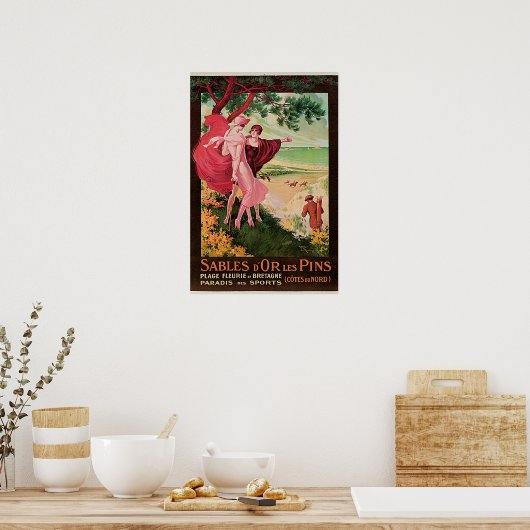 Poster voor lijnreizen (Keuken)