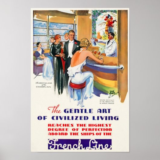 Poster voor lijnreizen (Voorkant)