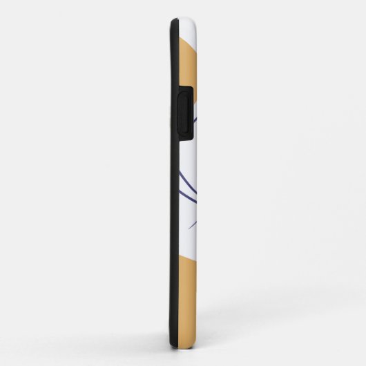 poster voor lijntekenkunst drink koffie Case-Mate iPhone case (Achterkant/rechts)