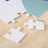 poster voor lijntekenkunst drink koffie legpuzzel (Zijkant)