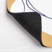 poster voor lijntekenkunst drink koffie muismat (Hoek)