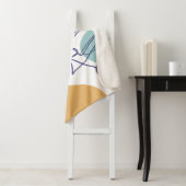 poster voor lijntekenkunst drink koffie sherpa deken (In situ)