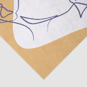 poster voor lijntekenkunst drink koffie tissuepapier (Detail)