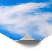 Poster voor lucht en wolken (Hoek)