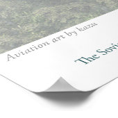 Poster voor luchtvaartkunst Lavochkin La-5 (Hoek)