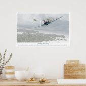 Poster voor luchtvaartkunst Lavochkin La-5 (Keuken)