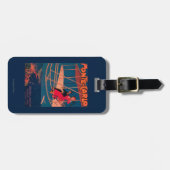 Poster voor luchtvaartsport bagagelabel (Voorkant horizontaal)