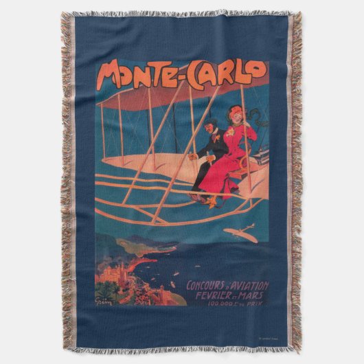 Poster voor luchtvaartsport deken (Voorkant Verticaal)