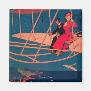 Poster voor luchtvaartsport magneet