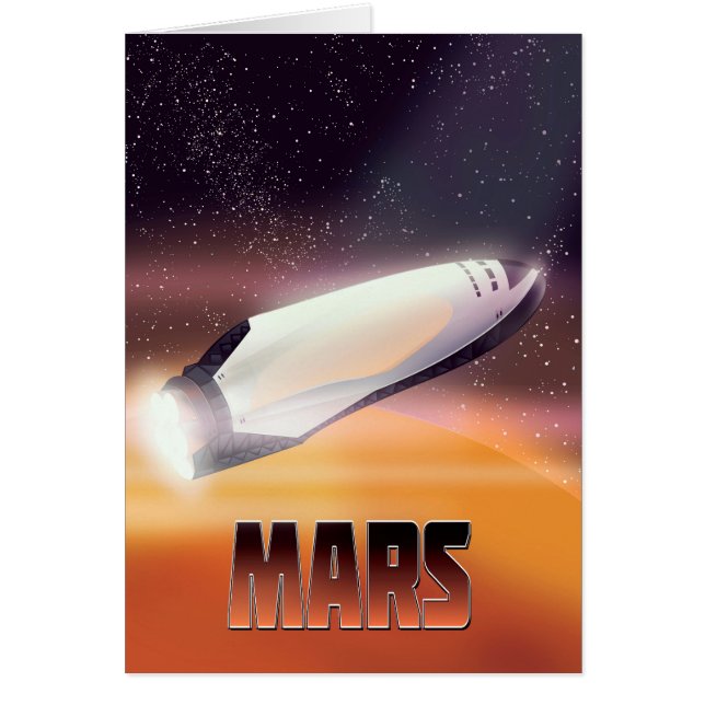 Poster voor Mars-ruimte (Voorkant)