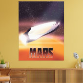 Poster voor Mars-ruimte Canvas Afdruk (Insitu (Woonkamer))
