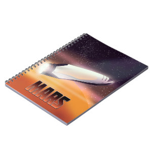 Poster voor Mars-ruimte Notitieboek