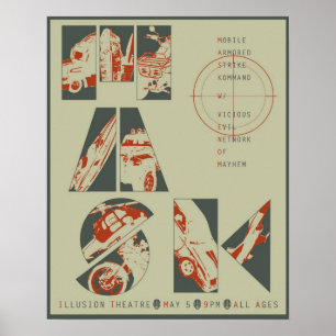 Poster voor maskerconcert #3