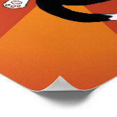 Poster voor Meditatie Tuxedo Kat (Hoek)