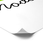 Poster voor moderne feestdagen afdrukken (Hoek)