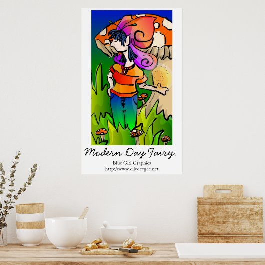 Poster voor moderne feestdagen afdrukken (Keuken)