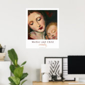 Poster voor moeder en kind (Thuiskantoor)