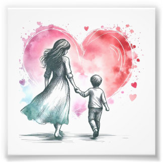 Poster voor moeder en kind