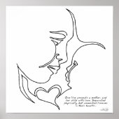 Poster voor moeder en kind (Voorkant)