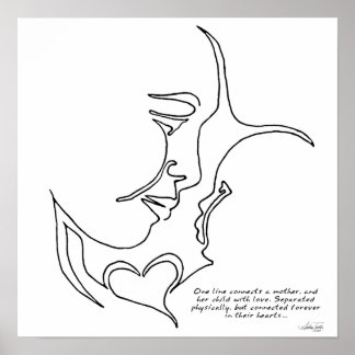 Poster voor moeder en kind
