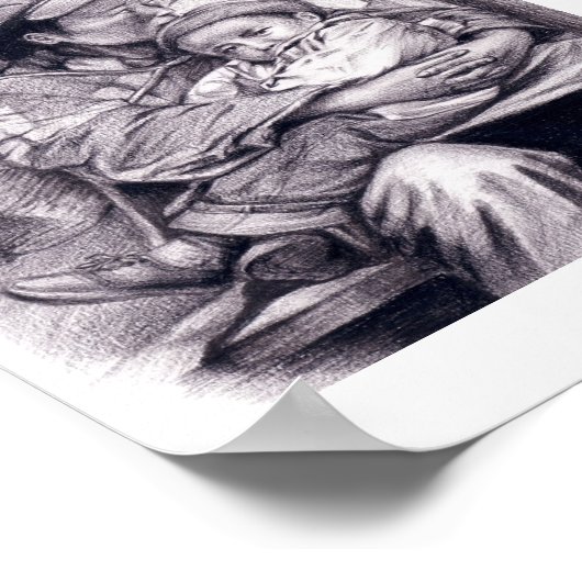 Poster voor moeder en kind (Hoek)