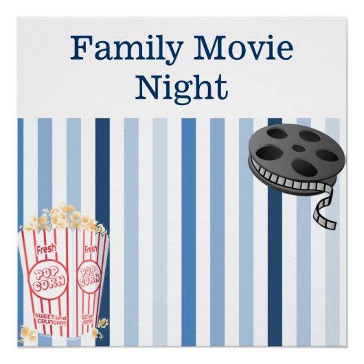 Poster voor Movie Night Family (Voorkant)