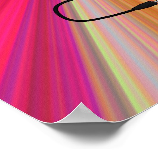 Poster voor muziek in het leven (Hoek)