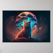 Poster voor Mystical Cat Art (Voorkant)