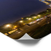 Poster voor nachtlichten van de Eiffeltoren van Pa (Hoek)