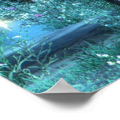 Poster voor nachtvluchten met magische sproeiers (Hoek)