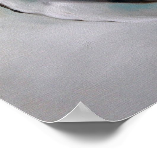 poster voor oester- en parelstrand (Hoek)